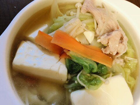 野菜の和風スープ